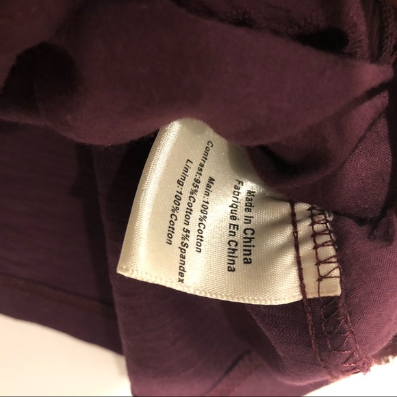 Porridge Clothing Plum Eyelet Top - Anthropologie - Picture 8 of 10